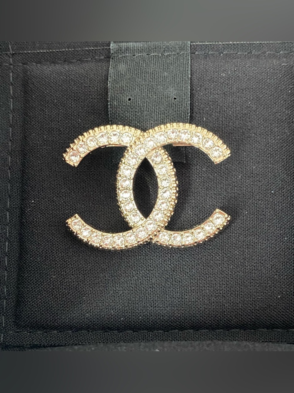 Iconic Chanel authentic crystal brooch